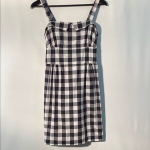 Jack by BB Dakota Black and White Square Neck Mini Dress